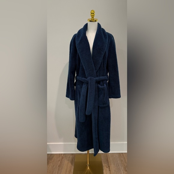 Pottery Barn Teen Size OS Blue Cozy Robe - Picture 8 of 8
